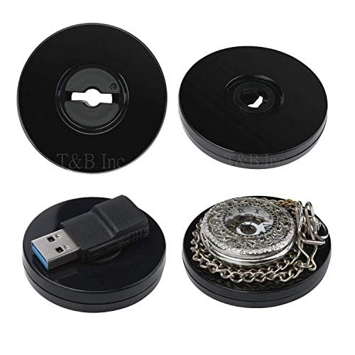 TamBee 4 Pack 2 Inch Acrylic Lazy Susan Turntable Organizer, 360° Rotation Display Base, Acrylic for Spice Rack, Cake, Kitchen Cabinet, Pantry Decorating Black - size: 2 inch Black