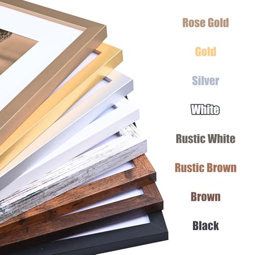 KINLINK 8.5x11 Picture Frame Black Wood Set of 4, Wooden Diploma Frame with Acrylic Plexiglass for Pictures, Certificate Degree Document Frame Tabletop and Wall Mounting Display - color: Black Wood, size: 8.5x11