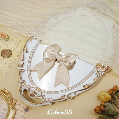 Pre-Tied Champagne Gold Bows with Twist Ties 3.5 Inch, 24 Pack - color: Champagne