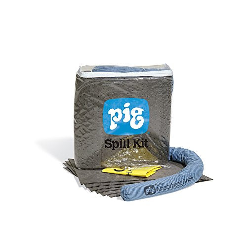 PIG Spill Kit in See-Thru Bag | Absorbs up to 5 Gallons | KIT274
