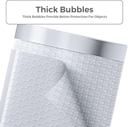 METRONIC Bubble Mailers 8.5x12" Padded Envelopes White 25 Pack Self Seal - color: White, size: 8.5x12" 25 pc