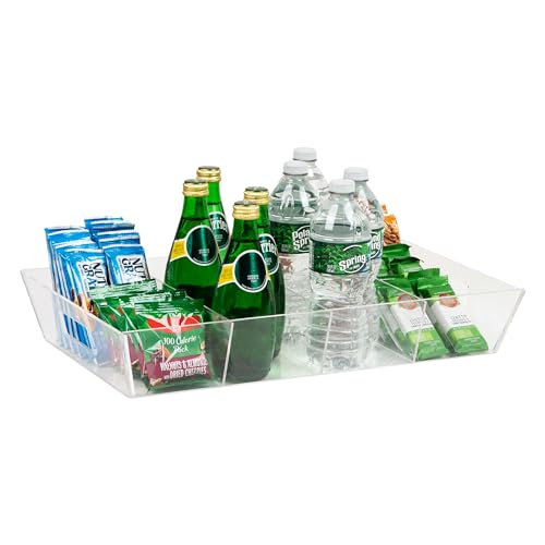 Mind Reader Snack Tray, Countertop Organizer, Snack Tray, Pantry, Breakroom, Kitchen, Clear - color: Clear