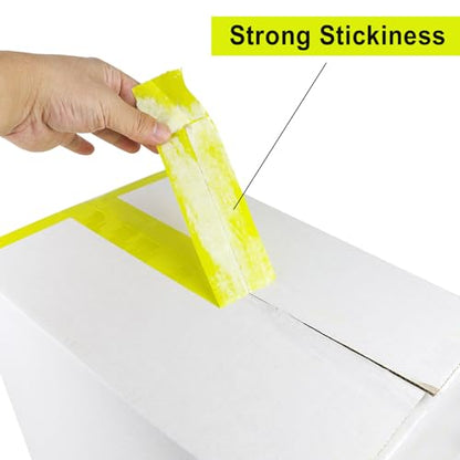 BOMEI PACK Light Yellow Heavy Duty Packing Tape 3 Rolls, 1.88 inches Wide, 55yds Length per roll, Light Yellow Refill Tape for Packaging and Shipping for Carton Sealing Tape - color: light yellow