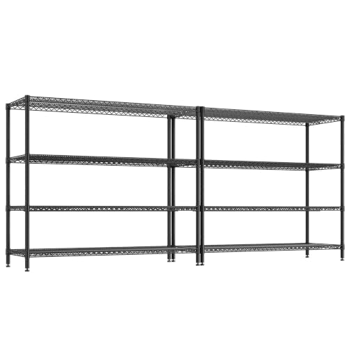 REIBII Storage Shelves, 2560LBS Heavy Duty&Adjustable Height for Garage - size: 2 SET-55.5" W X 18''D X 55.5" H