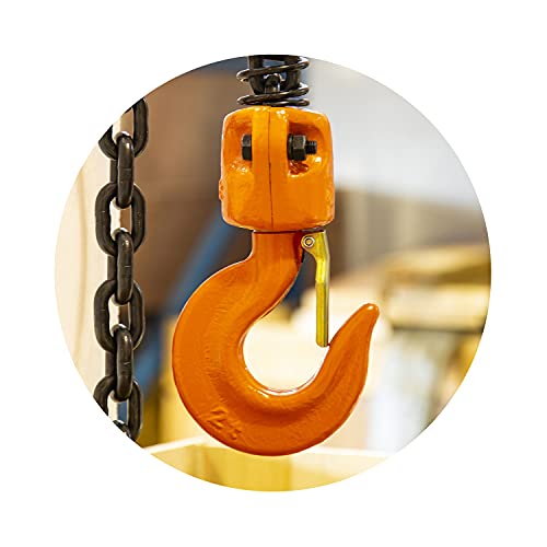 Prowinch 4400 Lbs 2 Ton Electric Chain Hoist with Trolley 3 Phase 208V-240/440-480V -20 ft Lifting Height, H3 Duty Class, G100 Chain for Heavy-Duty Lifting, & Industrial Use - size: 4400lb With Trolley