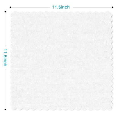 Orighty Microfiber Cleaning Cloth Bulk, 100 Pack, 11.5x11.5 inch, White - color: White, size: 100 Pack