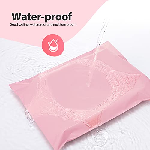 Fuxury Poly Mailers 12x15.5" 100Pcs,Durble Shipping Bags For Clothing,Pink - color: Light Pink, size: 12x15.5" 100pcs