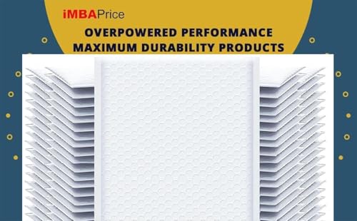 iMBAPrice 100#2 (8.5" x 12") Pure White Color SELF Seal Poly Bubble MAILERS Padded Shipping ENVELOPES (Total 100 Bags) - color: White Poly Bubble, size: 8.5"x12" Poly (100 Envelopes) Value Pack