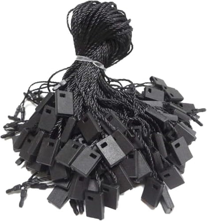 1000Pcs 7-inch Hang Tag String Nylon Snap Lock Pin Loop Fastener Hook Ties