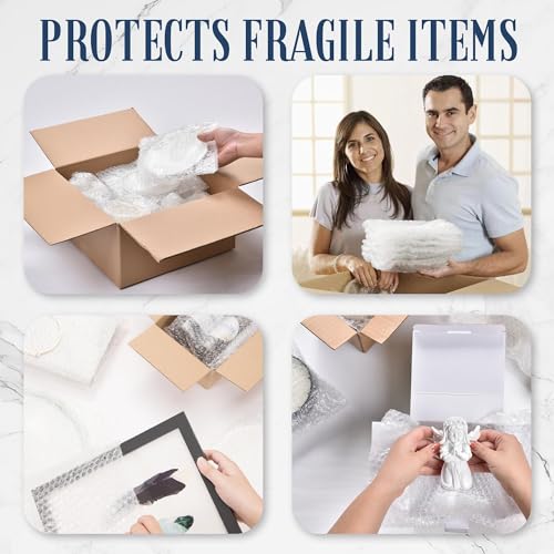 ALTERNIUM Self Seal Bubble Pouches - Bubble Bags for Packing, Packaging Filler for Moving - Cushioning Wrap for Fragile Items, Dish Packing Kit Shipping Supplies for Small Business - 7.5x8 Inch, 50pcs - size: 7.5"x8" - 50 pack