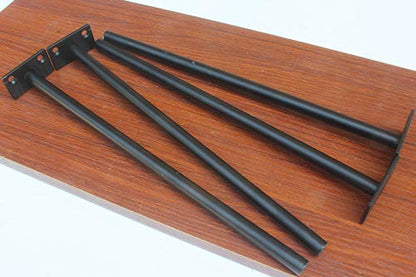 8 Pcs 12" Black Solid Steel Floating Shelf Bracket Blind Shelf Supports - Hidden Brackets for Floating Wood Shelves - Concealed Blind Shelf Support – Screws and Wall Plugs Included - size: 12 Inch, style: 8 Pack-Solid