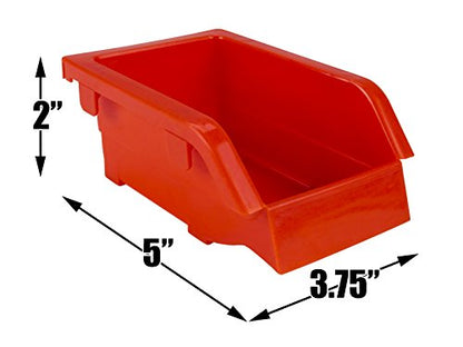 TLPB05 90 Parts Bin Shelving Storage Organizer with Locking Wheels for Shop Garage and Home