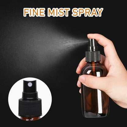 Jaisie.W 4 oz Glass Spray Bottles with Fine Mist Sprayer 16 Pack - color: 16 Pack, size: 4 fl.oz