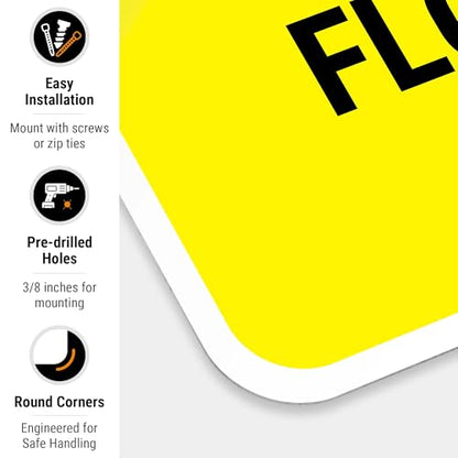 Caution Cleaning in Progress Floor Slippery When Wet OSHA Sign, - size: 24x30