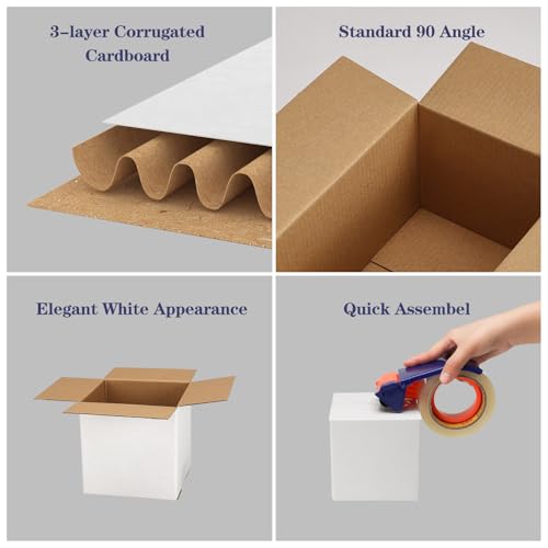 40 Pack Small Shipping Boxes 5X5X5 Inches - size: 5x5x5