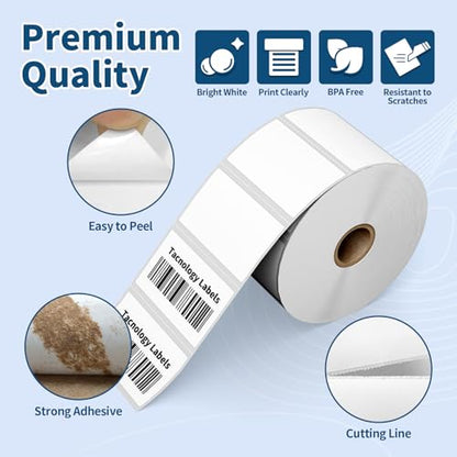 2.25" x 1.25" Direct Thermal Labels,Compatible with Zebra ZD410 ZD411 LP2824 ZD421 ZD420 GK420d, Rollo, MU,12 Rolls 12000 Pcs 2-1/4x1-1/4 Barcode Self-Adhesive Address Shipping Stickers - color: Zb 2.25x1.25 | 12rolls-12000p