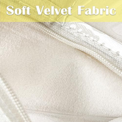 Travel Jewelry Organizer Case,Small Jewelry Bags Jewelry Storage Book Ring Binder with Clear Zipper Velvet Pouch for Traveling (Inner Pages,Beige,3 PCS,Medium) - color: Inner Pages,Beige,3 PCS,Medium