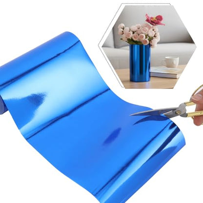Shiny Waterproof Ribbon,Curling Ribbon for Gifts Package Wrapping,Crafting. (Blue, 8inch x 25yards) - color: Blue, size: 8inch x 25yards