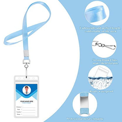 24 Pack Cruise Lanyards with Waterproof Badge Holders, Colorful - color: 24pcs Colorful