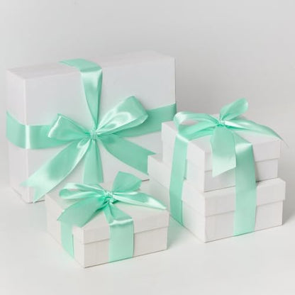 Mauproy Mint Green Satin Ribbon, 1-1/2 Inch, 50 Yards - color: Mint Green