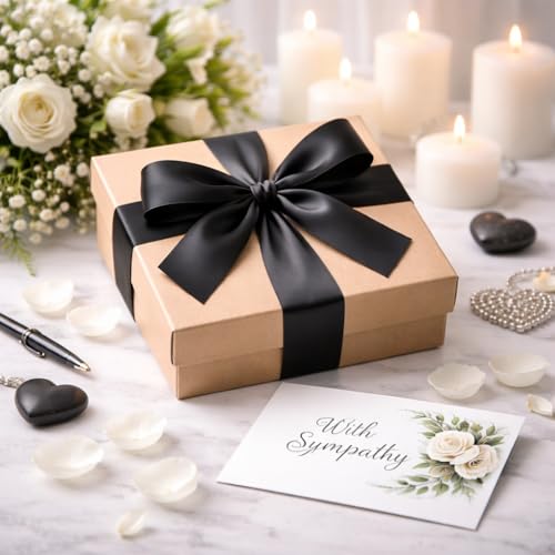 Black Satin Ribbon 1-1/2 Inch x 36 Yards for Halloween Hair Bows & Crafts - color: Black