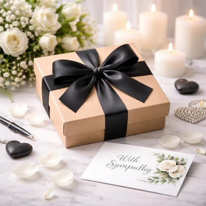 Black Satin Ribbon 1-1/2 Inch x 36 Yards for Halloween Hair Bows & Crafts - color: Black