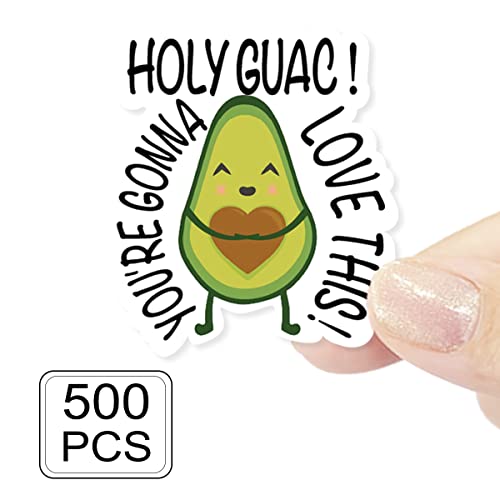 Cute Avocado You're Gonna Love This Avocado Stickers, Small Business Online Retailers Handmade Mailbox Packaging Sticker, Happy Fresh Guacamole Thank You Stickers 500 PCS - style: You're Gonna Love This