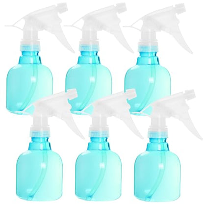Youngever 6 Pack 12 Ounce Empty Plastic Spray Bottles (Teal) - color: Teal