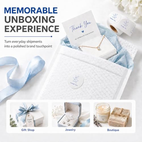 Metronic White Bubble Mailers 6x10 Inch 100 Pack Self-Seal Padded Envelopes - color: White, size: 6x10" 100 pc
