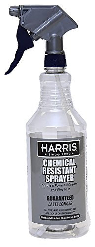 HARRIS Chemically Resistant Professional Spray Bottle, 32oz (1-Pack) - size: 32 Ounces