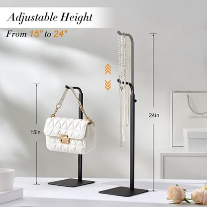 pickpiff 3-Pack Adjustable Table Banner Stands & Purse Holders, Black - color: Black, size: 3 Pack