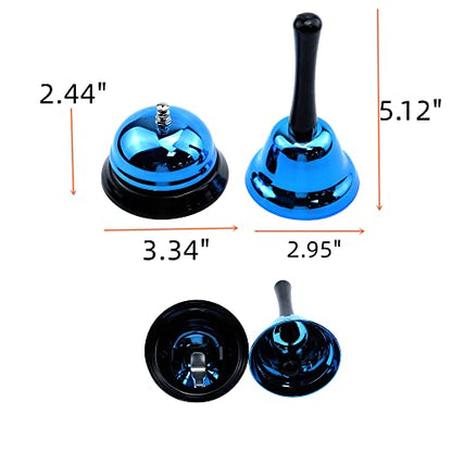 Blue Hand Bell and Call Bell for Reminder Serve Service Bell