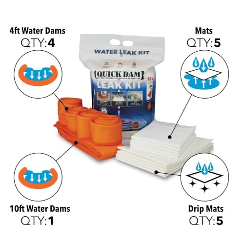 Quick Dam WU-KIT Indoor Flood Control Leak Kit