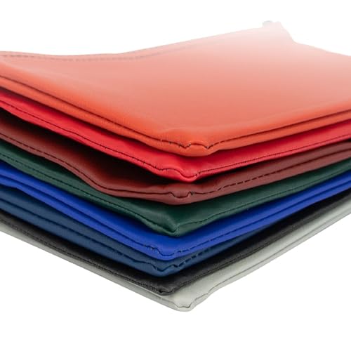 Gray Expanded Vinyl Reusable Deposit Bag 11Wx 6H with Heavy Duty Zipper for Cash Checks and Documents - color: Gray, size: 11W x 6H