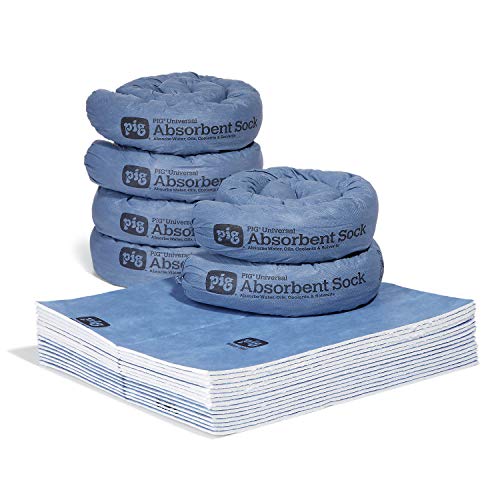 PIG Water Absorbing Kit - 10-Gallon Absorbency per kit - Blue - PM50491 - size: 10-Gallon Absorbency