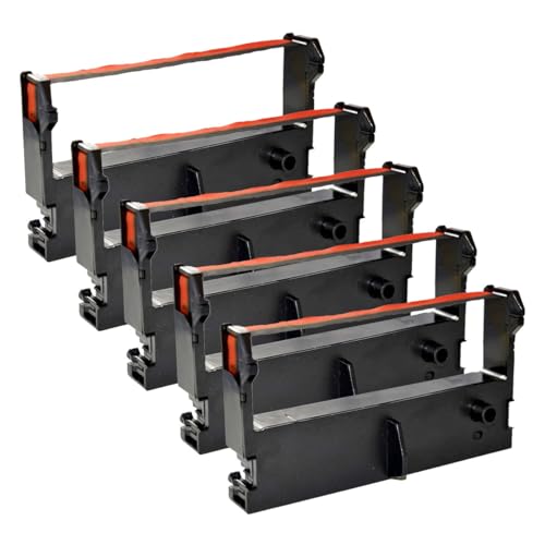 Inksters Compatible Replacement for Citizen IR-31BR POS Ribbon Black/Red 6 Pack Value Pack