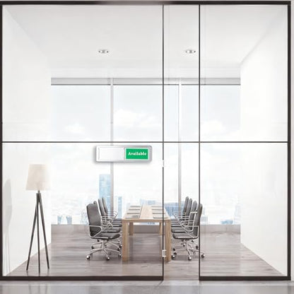In Use or Available Door Sign for Home Office Restroom Conference Hospital - color: Silver in Use Available