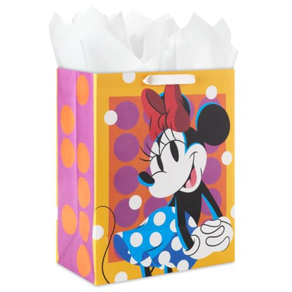 Birthday Hallmark Disney 13" Large Gift Bag with Tissue (Minnie Mouse) - style: Minnie Mouse