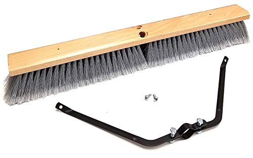 24” Smooth-Surface Push Broom Head with Broom Brace