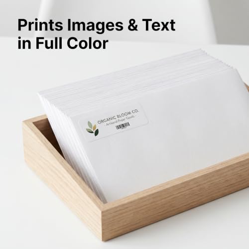 4" X 1" Matte White Printable Address Labels (250 Sheets, 5000 Stickers) - style: 5000 Labels