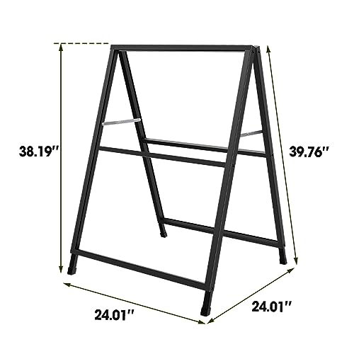 AKTOP Heavy Duty A Frame Sidewalk Signs 24 x 36 Inch - style: Basic