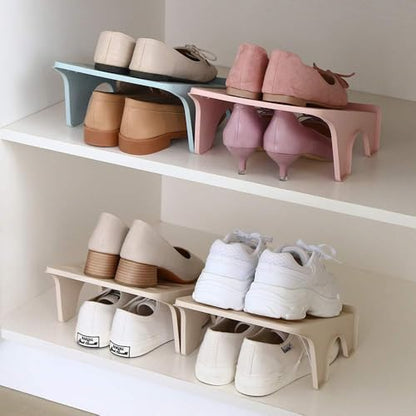 4 Pack Shoe Dividers for Shelves, Fits US Women's Sizes 8.5 and Under