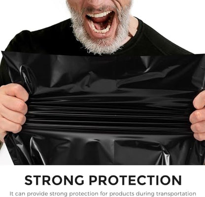 Metronic Poly Mailers 19x24 2000PC Shipping Bags for Clothes Small Business - color: Black, size: 19x24 2000PC