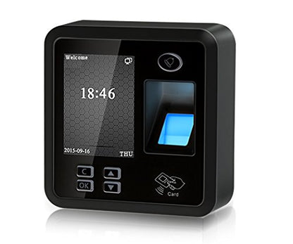 Biometric Fingerprint Security Access Control Systems with 600lbs Magnetic Lock,Exit Motion Sensor,Metal Exit Button with Base,110V-240V Power Supply Unit,Wired Doorbell,RFID Cards & RFID Key Fobs - size: Fingerprint 600LBS Mag Lock