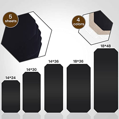 Poofzy Wire Shelf Liner 14" x 30", Set of 5 Black - color: Black, size: 14"x30" 5pcs