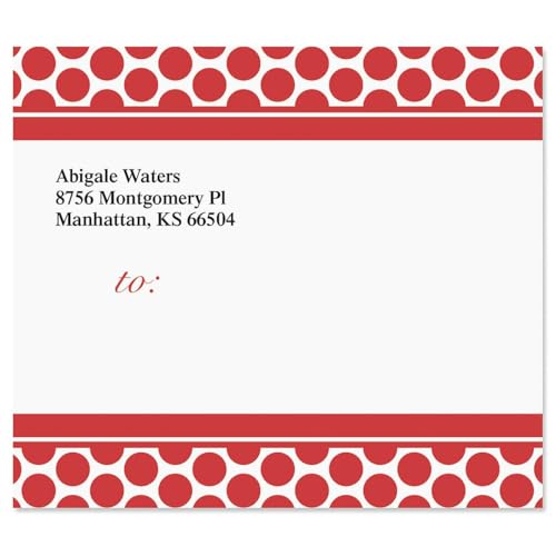 Colorful Images Tailored Appeal Personalized Package Shipping Labels, Add Names & Addresses, Set of 36, Easy Peel Flat Mailing Address Label Sheets, 3⅞” x 3⅜”, 3 Designs - style: Tailored
