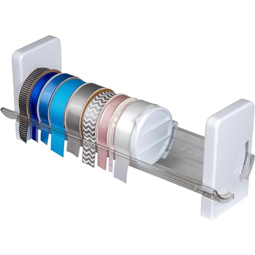 ArtBin Ribbon Storage Rack and Spool Holder, White - size: (Pack of 1)