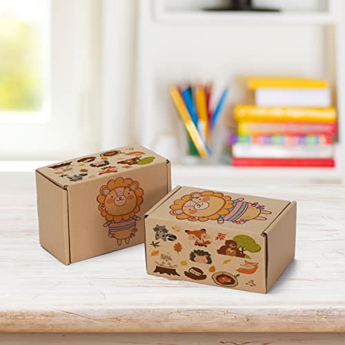 6x4x3 Cardboard Shipping Boxes Set of 20, Brown - size: 6" x 4" x 3"