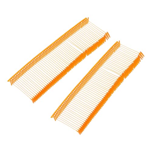 MECCANIXITY Standard Tagging Fasteners,Plastic Regular,Standard Label Gun Price Tagging Barbs for Garment Price Tag Label Tagging Barbs 25mm/1 Inch,Pack of 1000 Orange - color: Orange, size: 25mm