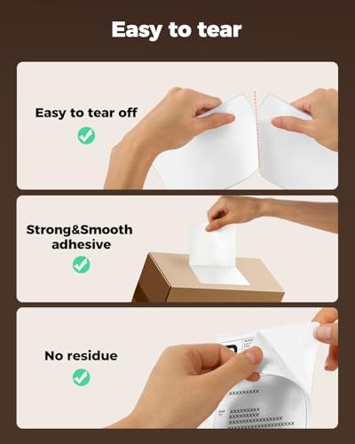 SVANTTO 4x6 Thermal Labels, 1000Pcs/2 Stacks, White Shipping Labels - size: 1000 Labels